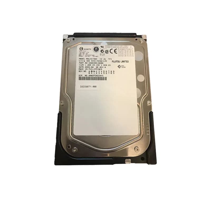 MAU3073NC - Fujitsu 73.5GB 15000RPM SCSI 320MB/s 3.5-in Hard Drive