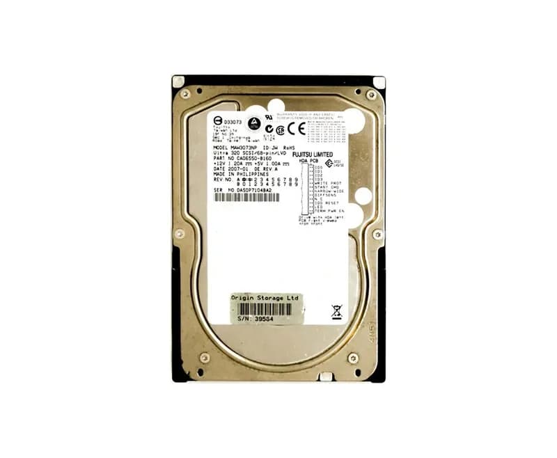 MAW3073NP - Fujitsu 73.5GB 10000RPM Ultra320 SCSI 320Mb/s 3.5-in HDD