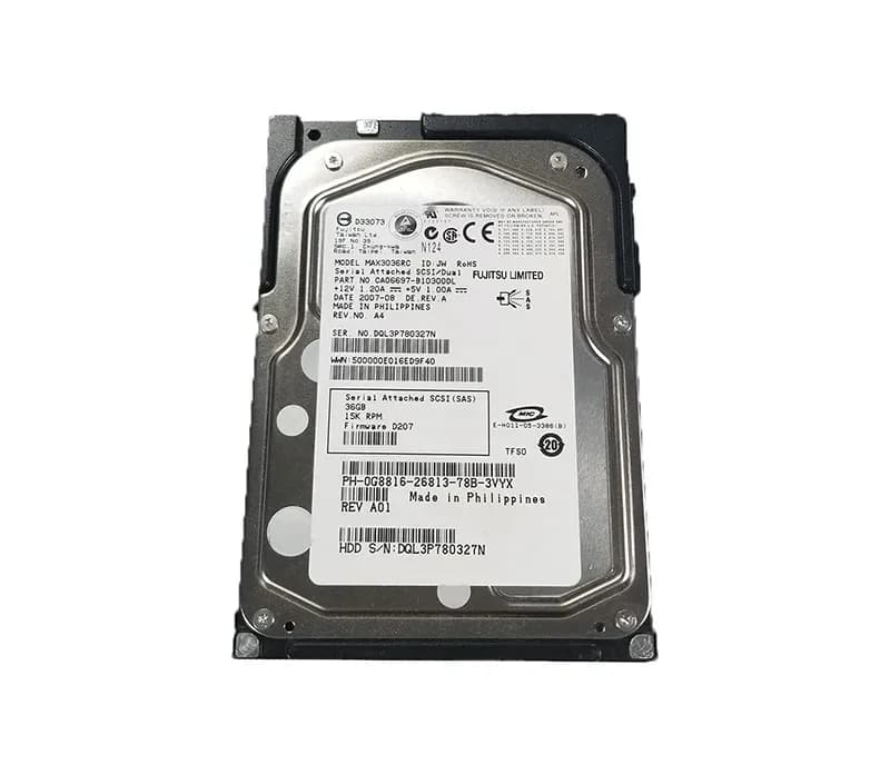 MAX3036RC - Fujitsu 36GB 15000RPM SAS 3Gb/s 3.5-in Hard Drive