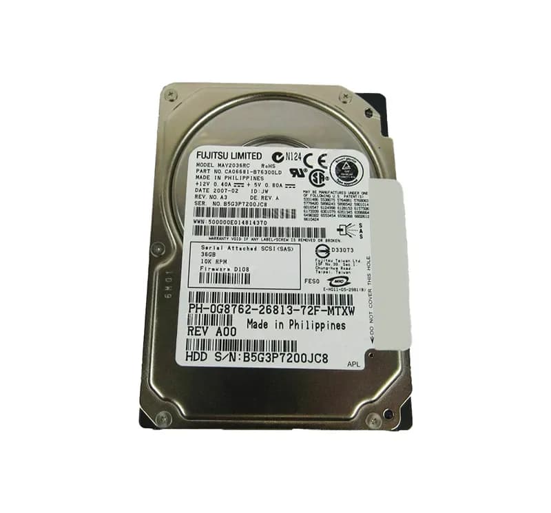 MAY2036RC - Fujitsu 36GB SAS 10000RPM 2.5-inch Hard Drive