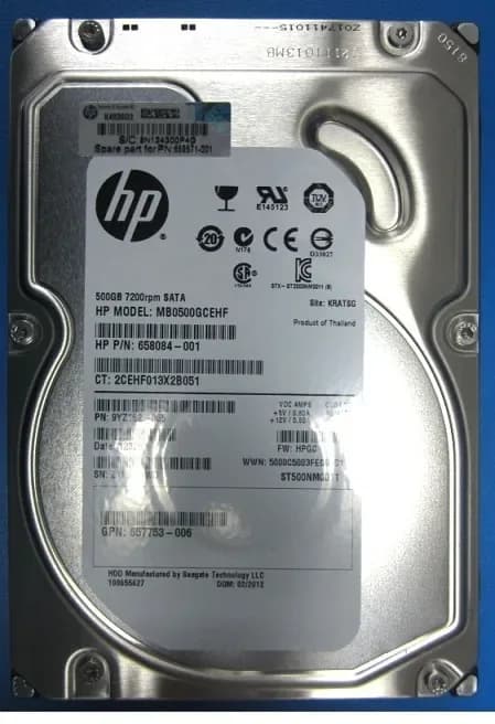 MB0500GCEHE - HPE 500GB 7200RPM SATA 3.5-Inch Hard Drive