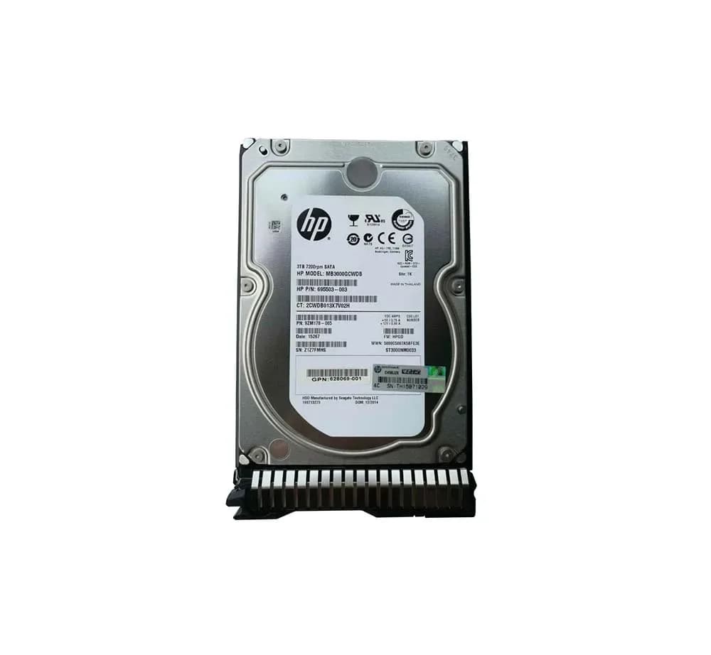 MB3000GCWDB - HP 3TB 7200RPM SATA 6Gb/s 3.5-in Hard Drive