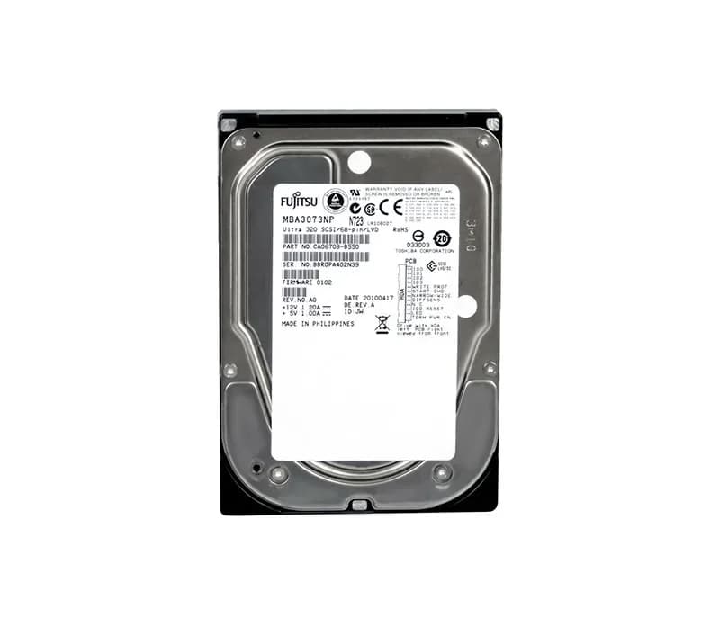 MBA3073NP - Fujitsu 73GB SCSI 15000RPM 3.5-Inch Hard Drive