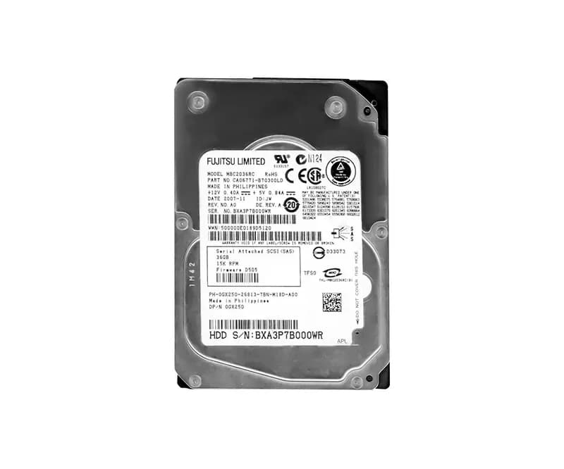 MBC2036RC - Fujitsu 36GB SAS 15000RPM 2.5-Inch Hard Drive