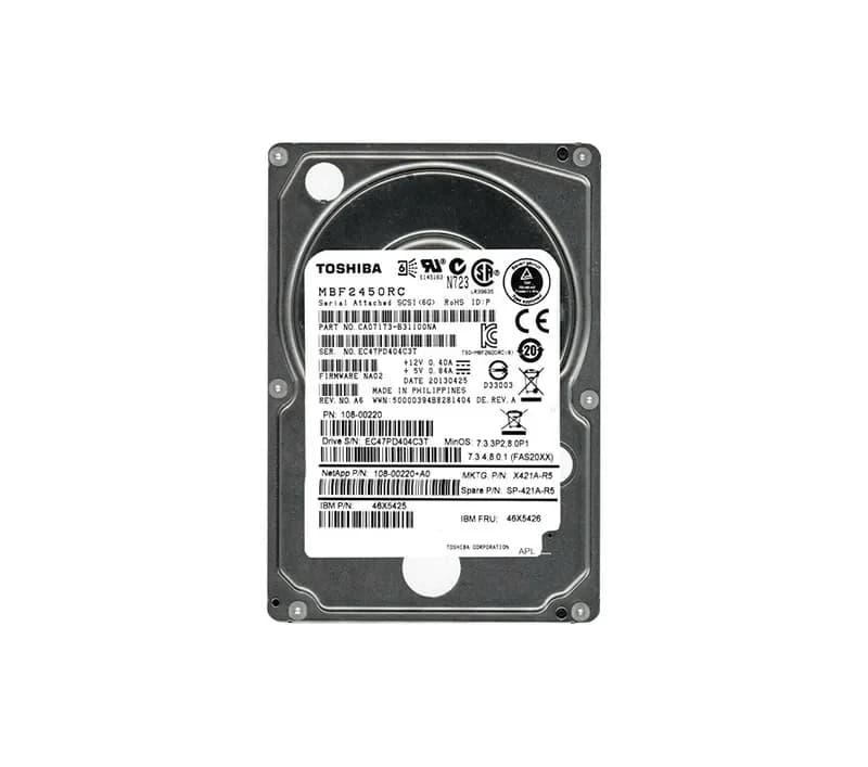 MBF2450RC - Toshiba 450GB 10000RPM SAS 6Gb/s 2.5-Inch Hard Drive