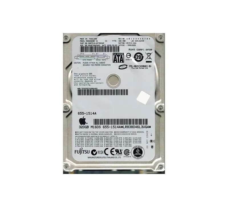 MHZ2320BH - Fujitsu 320GB 5400RPM SATA 3Gb/s 2.5-in Hard Drive