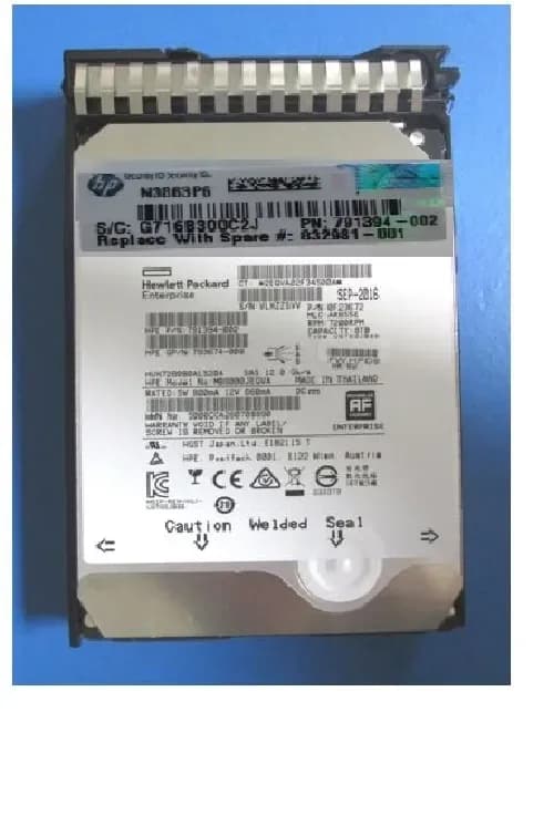 N9X13A - HPE 8TB 7200RPM SAS 12Gb/s 3.5-in Hard Drive