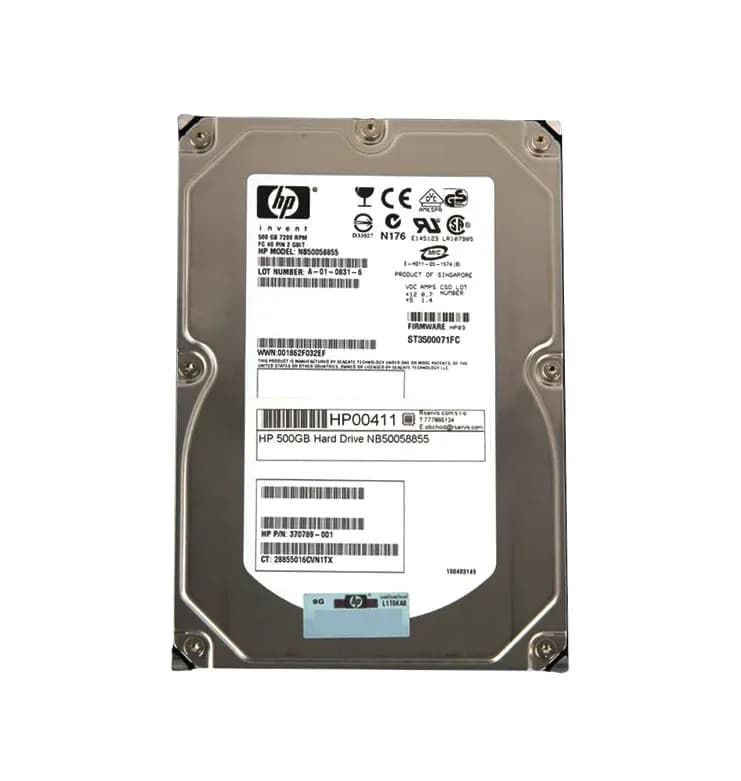 NB50058855 - HP 500GB 7200RPM Fibre Channel 2Gb/s 3.5-in Hard Drive