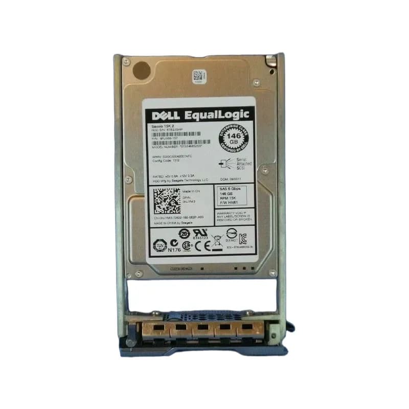 NJYM3 - Dell 146GB 15000RPM SAS 6Gb/s 2.5-in HDD with Tray