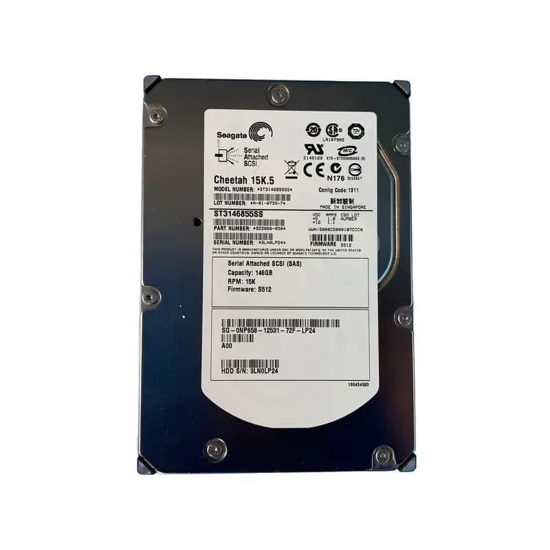 NP658 - Dell 146GB 15000RPM SAS 3Gb/s 3.5-in HDD with Tray