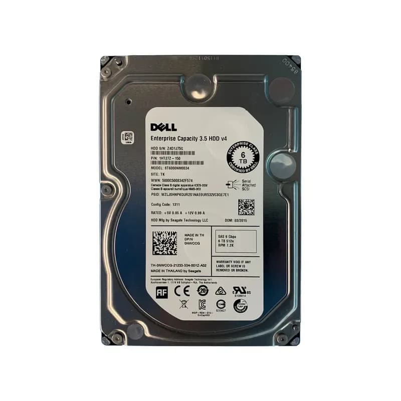 NWCCG - Dell 6TB 7200RPM SAS 12Gb/s 3.5-Inch Hard Drive