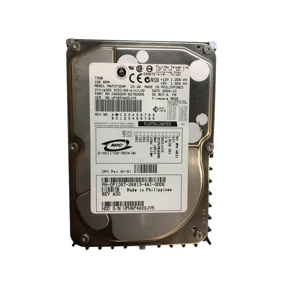 P1067 - Dell 73GB 10000RPM SCSI 320MB/s 3.5-in Hard Drive