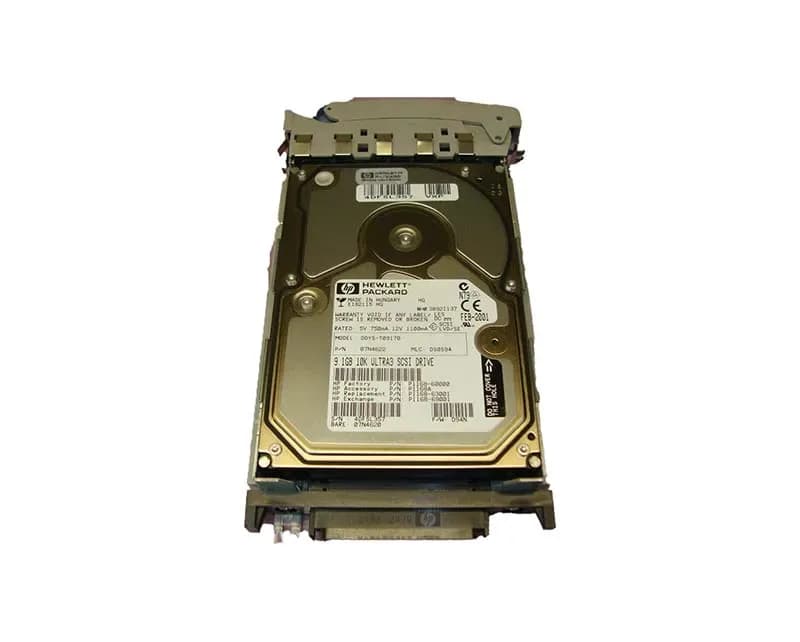 P1168-63001 - HP 9.1GB 10000RPM SCSI 160Mb/s 3.5-in Hard Drive