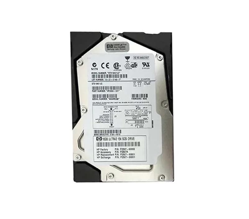 P2507-63001 - HP 18.2GB 15000RPM SCSI 160MB/s 3.5-in Hard Drive