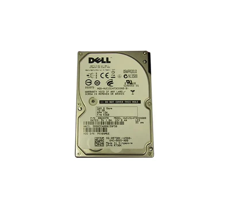 R730K - Dell 73GB 15000RPM SAS 6Gb/s 2.5-in Hard Drive
