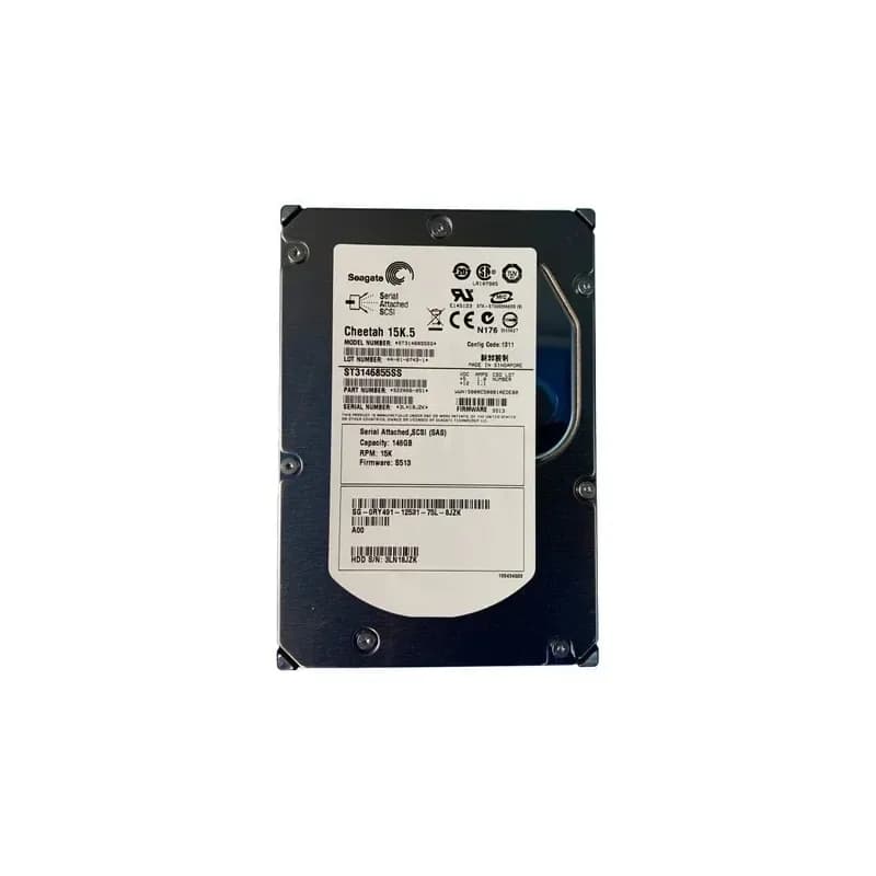 RY491 - Dell 146GB 15000RPM SAS 3.5-Inch Hard Drive