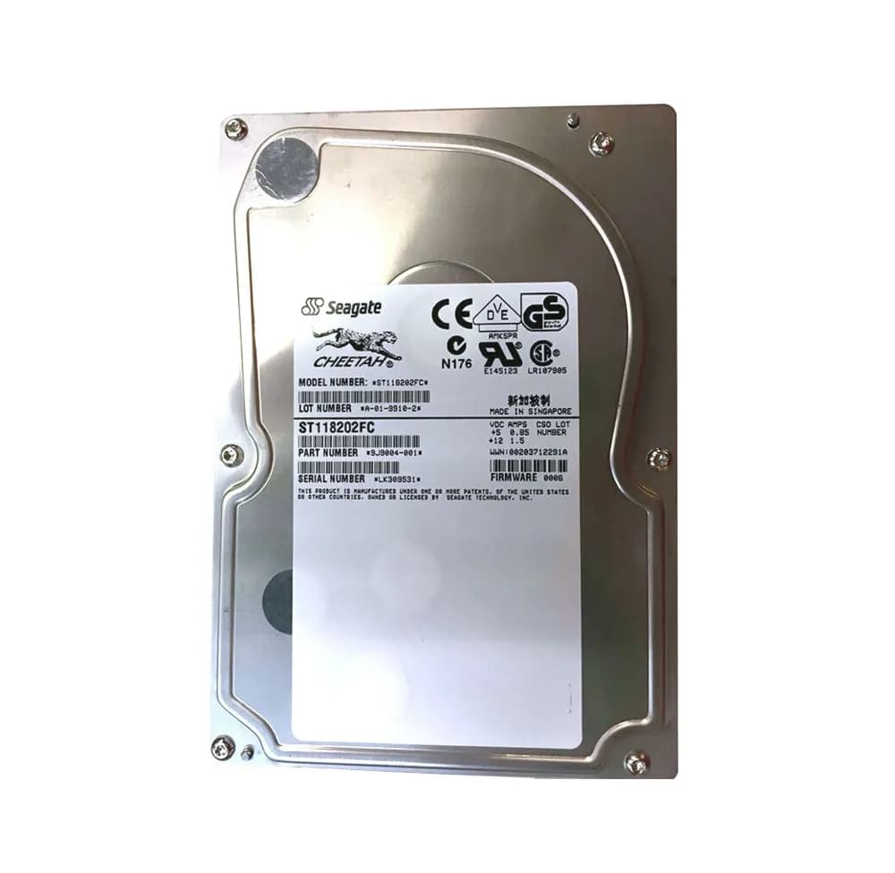 ST118202FC - Seagate 18.2GB 10K Fibre Channel 1MB Cache 3.5-in HDD