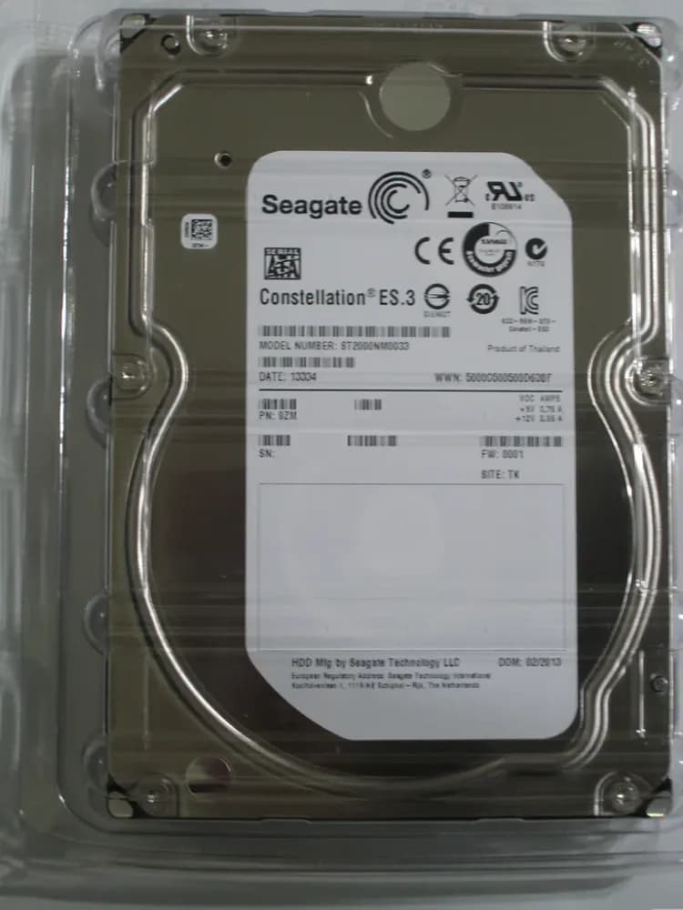 ST2000NM0033 - Seagate Constellation ES.3 2TB 7200RPM SATA 3.5" HDD