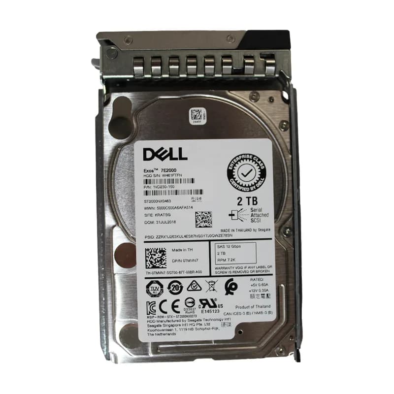 ST2000NX0463 - Seagate 2TB 7200RPM SAS 2.5-Inch Hard Drive