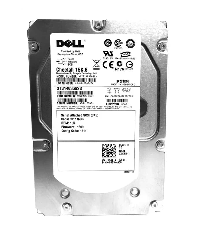 ST3146356SS - Seagate Cheetah 15K.6 146GB 15000RPM SAS 3.5-Inch HDD