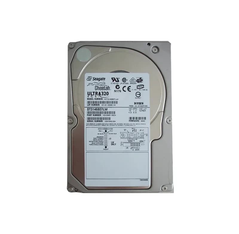 ST3146807LW - Seagate 146.8GB 10000RPM SCSI 320MB/s 3.5-in Hard Drive