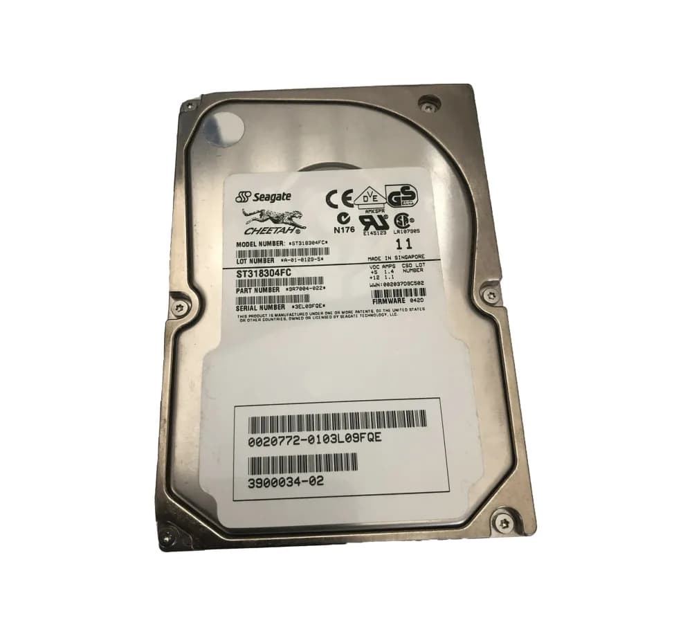 ST318304FC - Seagate 18.3GB 10000RPM Fibre Channel 2Gb/s 3.5-in HDD