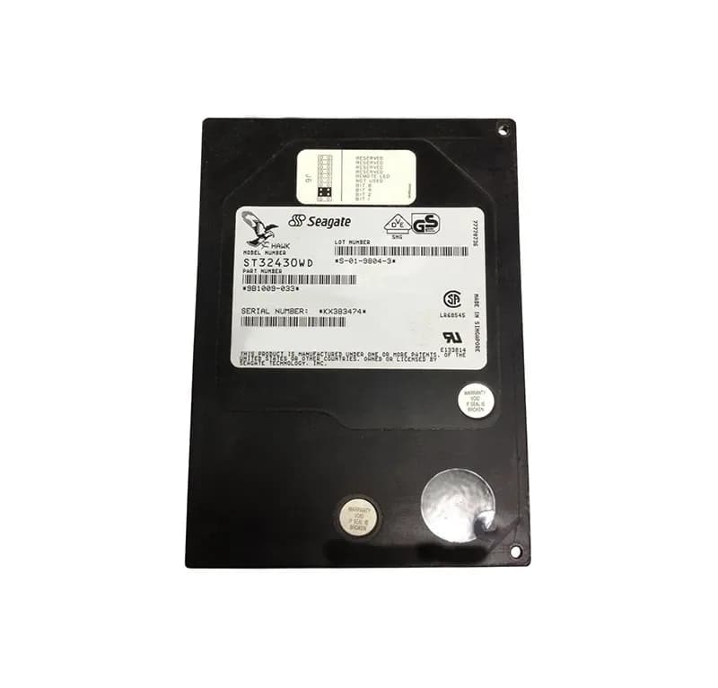 ST32430WD - Seagate 2GB 5400RPM Fast SCSI 3.5-Inch Hard Drive