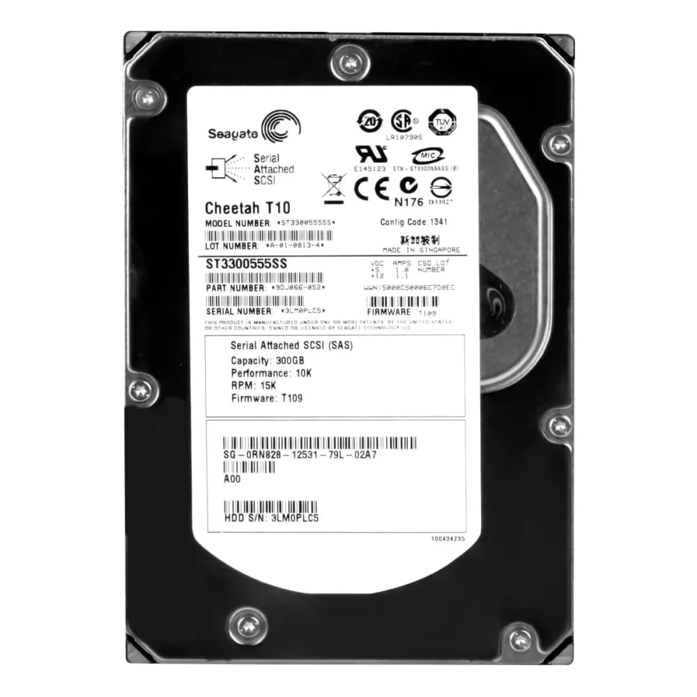 ST3300555SS - Seagate Cheetah T10 300GB 15000RPM SAS 3.5-Inch HDD