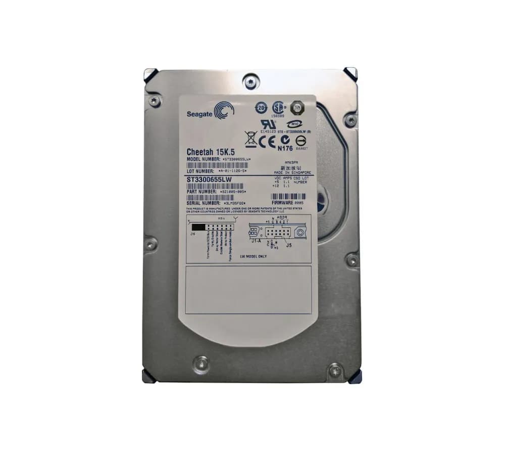 ST3300655LW - Seagate 300GB 15000RPM Ultra320 SCSI 320MB/s 3.5-in HDD