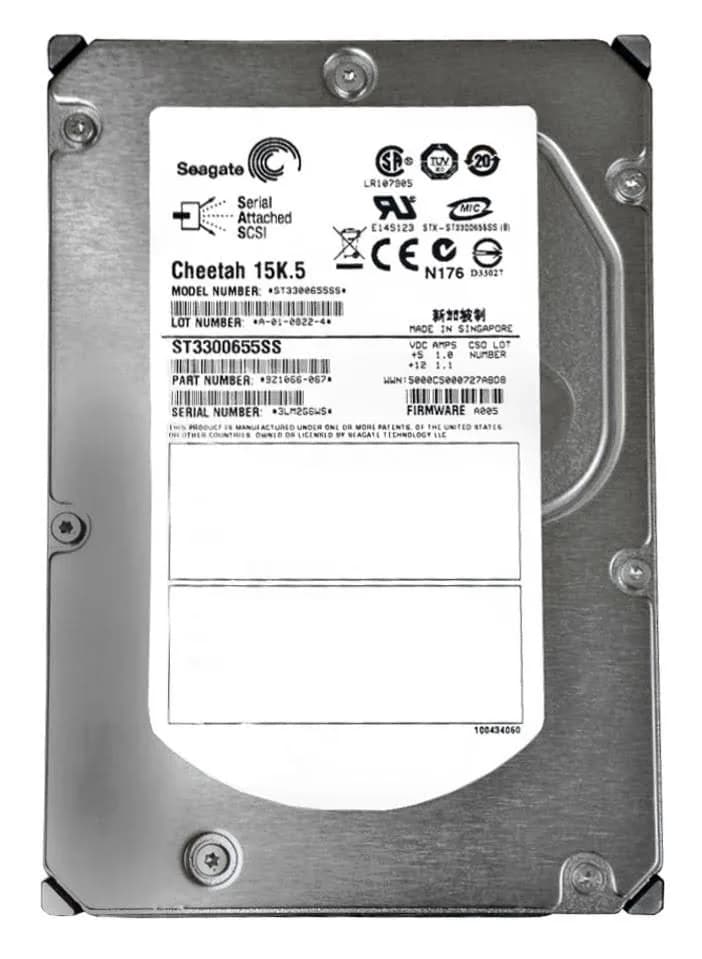 ST3300655SS - Seagate Cheetah 15K.5 300GB 15000RPM SAS 3.5-Inch HDD