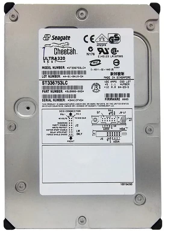 st336753LC - Seagate 36GB 15000RPM SCSI 320MB/s 3.5-in Hard Drive