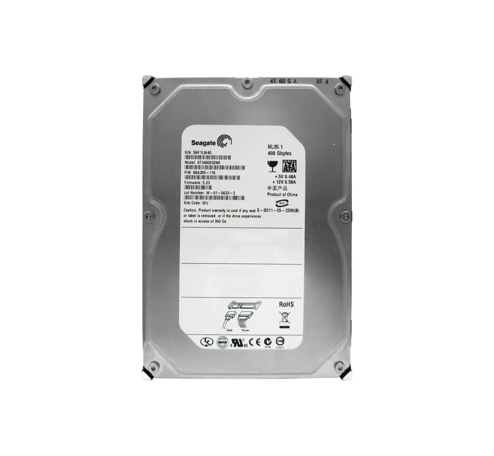 ST3400832NS - Seagate 400GB 7200RPM SATA 1.5Gb/s 3.5-in Hard Drive