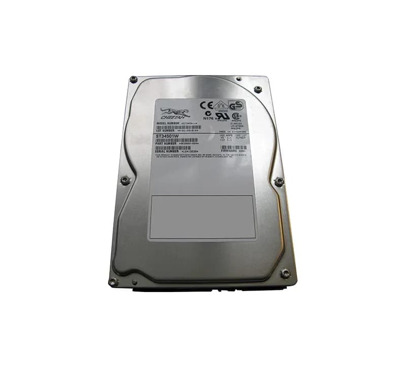 ST34501W - Seagate 4.55GB 10K Wide Ultra SCSI 68-Pin 3.5-in HDD