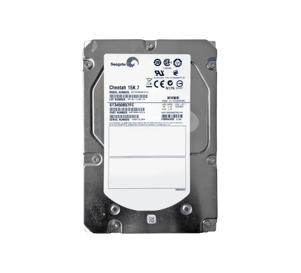 ST3450857FC - Seagate 450GB 15000RPM Fibre Channel 4Gb/s 3.5-in HDD