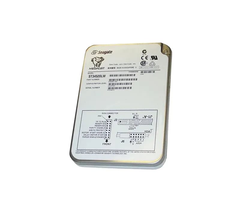 ST34520LW - Seagate 4.5GB 7200RPM Fast SCSI 3.5-Inch Hard Drive