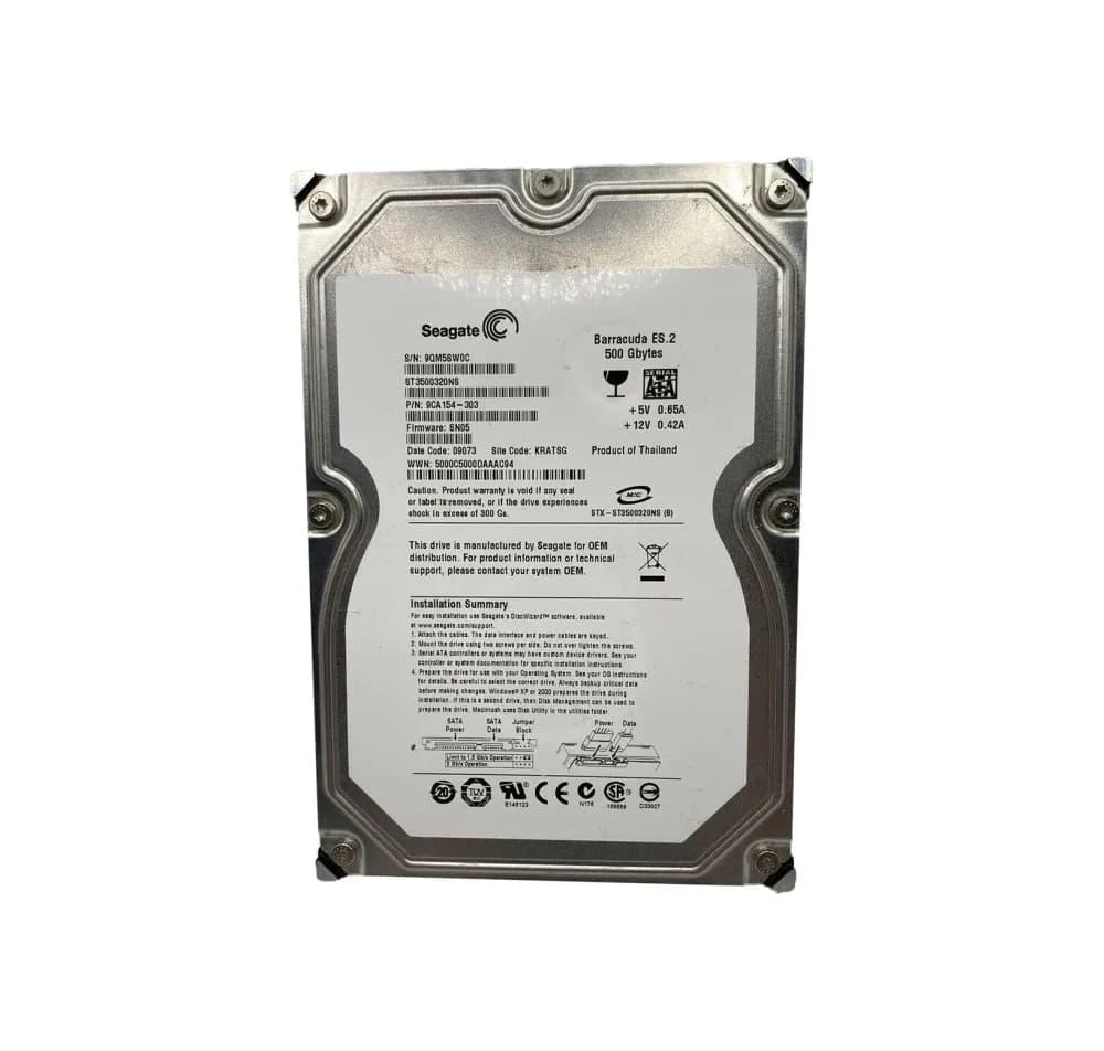 ST3500320NS - Seagate 500GB 7200RPM SATA 3Gb/s 3.5-in Hard Drive