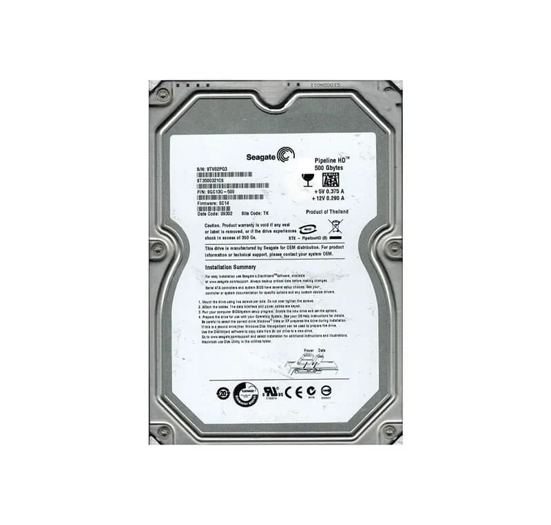 ST3500321CS - Seagate 500GB 7200RPM SATA 3Gb/s 3.5-in Hard Drive