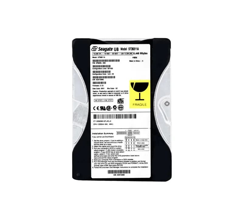 ST36811A - Seagate 6.4GB 5400RPM ATA/66 512KB Cache 3.5-in HDD