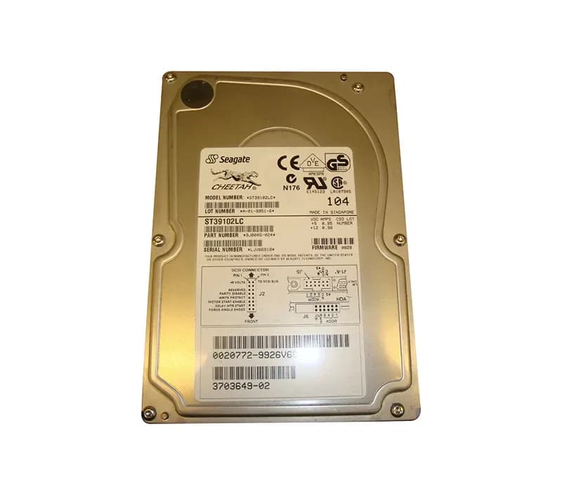 ST39102LC - Seagate 9.1GB 10K Ultra2 SCSI 80-Pin (LVD) 3.5-in HDD