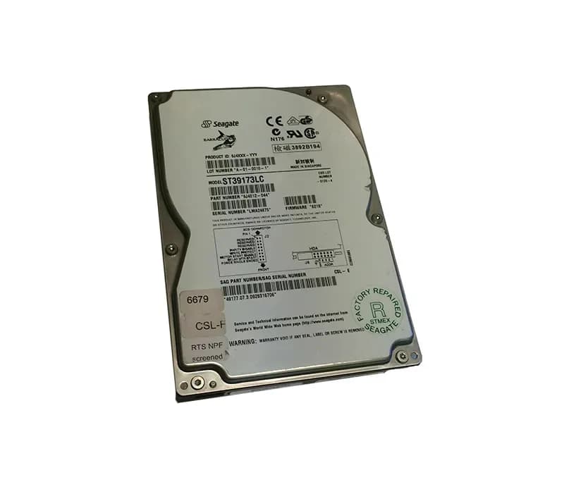 ST39173LC - Seagate 9.1GB 7.2K Wide Ultra2 SCSI 80-Pin 3.5-in HDD