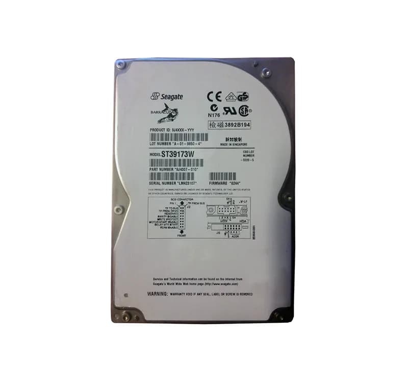 ST39173W - Seagate 9.1GB 7200RPM Ultra Wide SCSI 3.5-inch Hard Drive