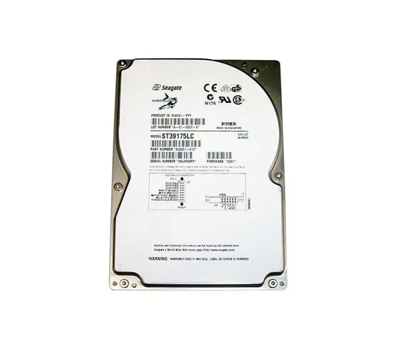 ST39175LC - Seagate 9.1GB 7.2K Wide Ultra2 SCSI 1MB 80-Pin 3.5-in HDD
