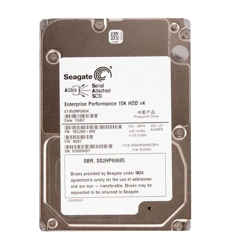 ST450MP0004 - Seagate 450GB 15K SAS 6Gb/s 128MB Cache 2.5-inch HDD