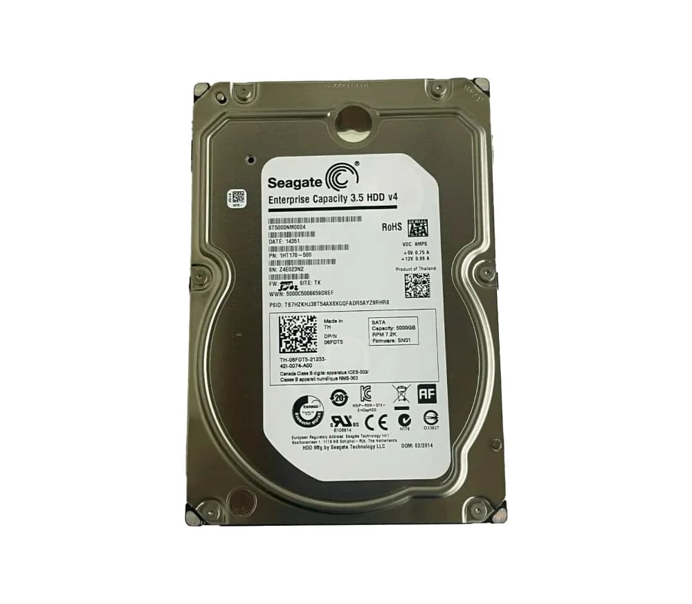 ST5000NM0024 - Seagate 5TB 7200RPM SATA 6Gb/s 3.5-in Hard Drive