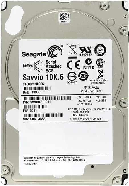 ST600MM0006 - Seagate Savvio 10K.6 600GB 10000RPM SAS 2.5-Inch HDD