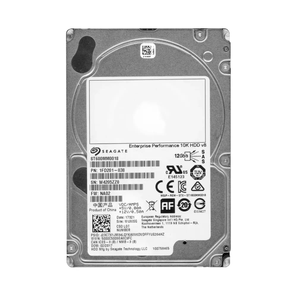 ST600MM0018 - Seagate 600GB 10000RPM SAS 12Gb/s 2.5-in Hard Drive