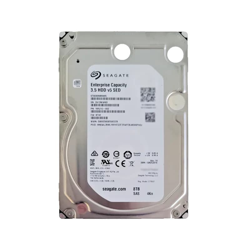 ST8000NM0095 - Seagate 8TB 7200RPM SAS 12Gb/s SED 3.5" Hard Drive