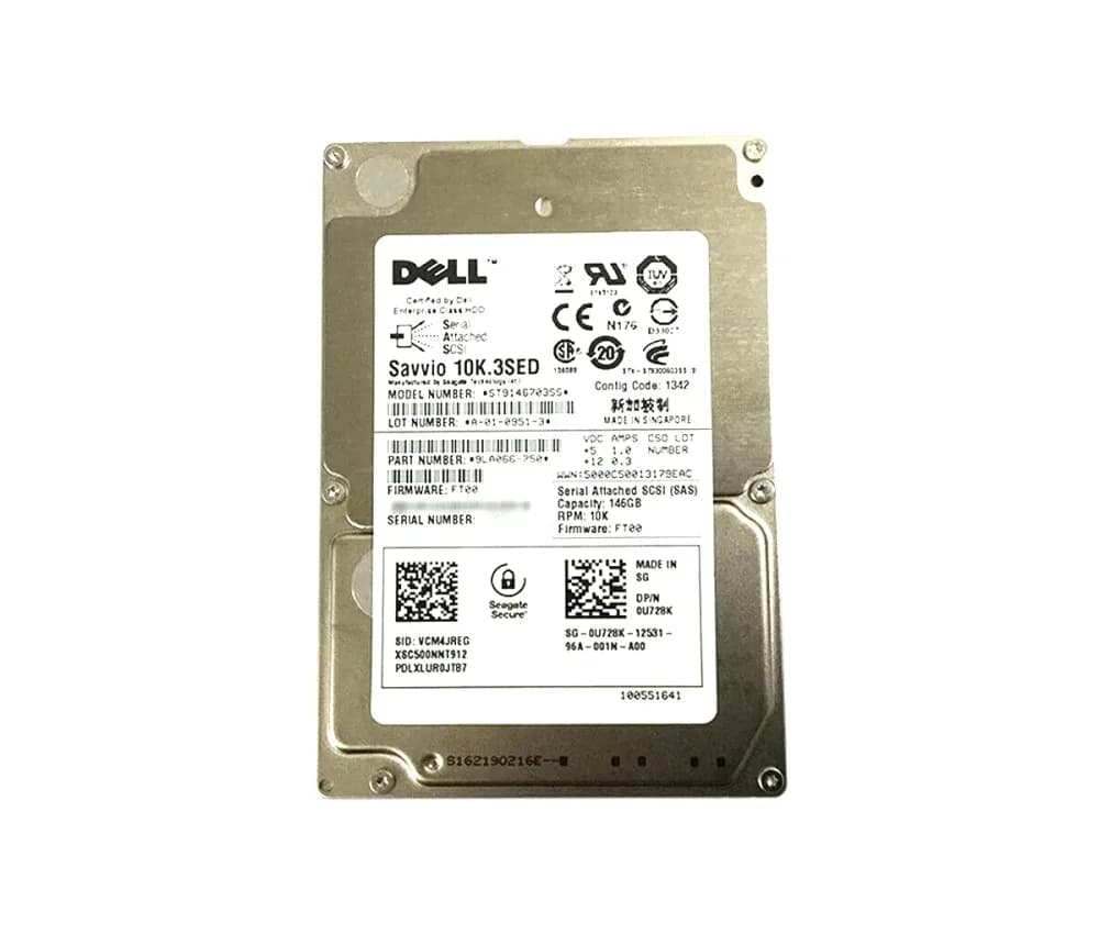 ST9146703SS - Seagate 146GB 10000RPM SAS 6Gb/s 16MB Cache 2.5-in HDD