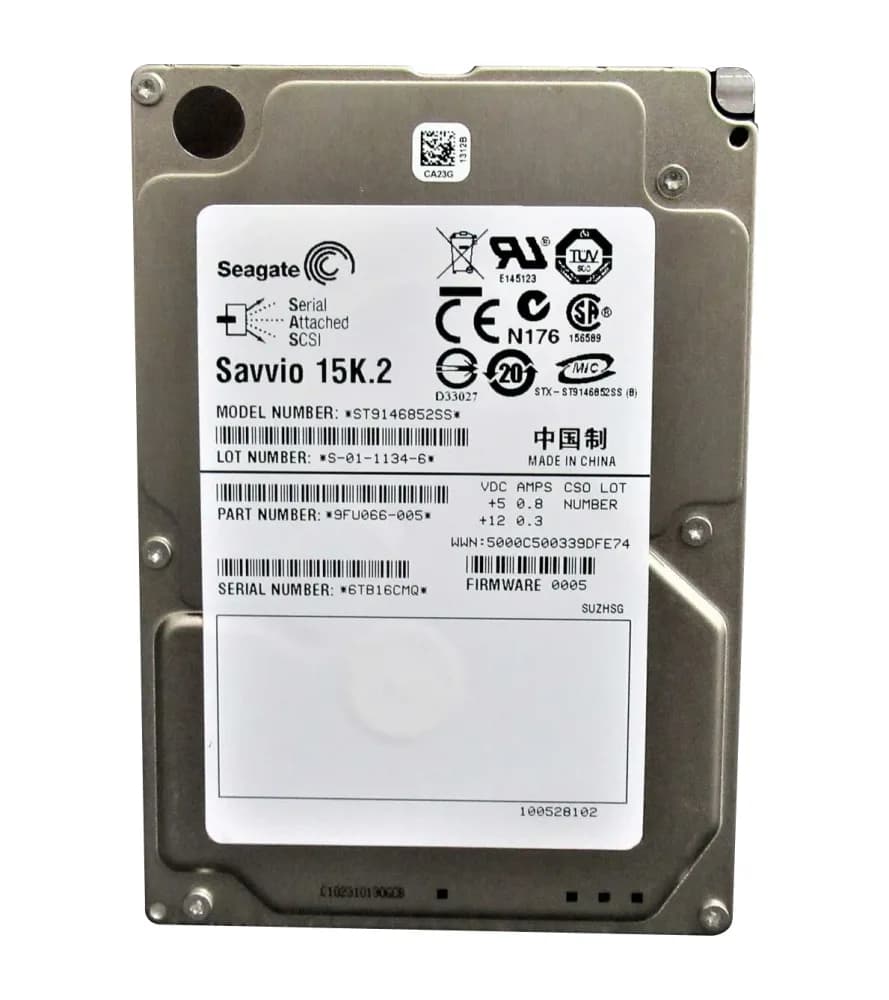 ST9146852SS - Seagate Savvio 15K.2 146GB 15000RPM SAS HDD