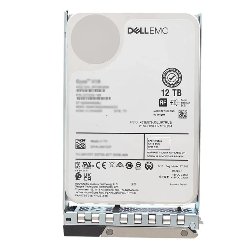 TR6HR - Dell 12TB 7200RPM SAS 12Gb/s 3.5-Inch Hard Drive